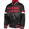 Miami Heat Home Game Black Varsity Jacket
