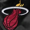 Miami Heat Leader Red and Black Varsity Jacket 2