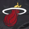 Miami Heat Old English Black Varsity Jacket 4