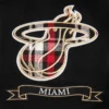 Miami Heat Pro Prep Ribbed Knitted Black Varsity Jacket 4