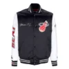 Miami Heat Team Origins Black Varsity Jacket