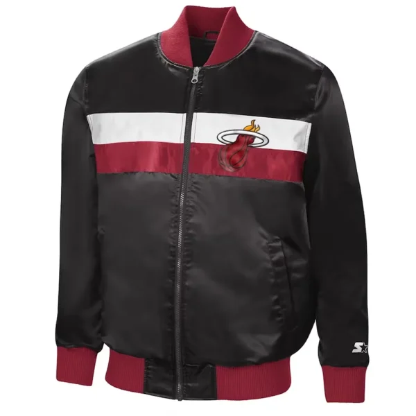 Miami Heat The Ambassador Black Varsity Jacket