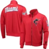 Miami Marlins Classic Chenille Red Varsity Red Jacket 2