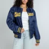 Michigan Wolverines A-Game Navy Blue Jacket 3