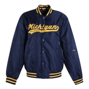 Michigan Wolverines A-Game Navy Blue Jacket