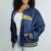 Michigan Wolverines A-Game Navy Blue Jacket 4