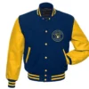 Milwaukee Brewers Letterman Wool & Leather Varsity Jacket