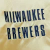 Milwaukee Brewers Team OG 2.0 Satin Full-Zip Varsity Gold Jacket 3