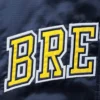 Milwaukee Brewers The Ace Satin Varsity Jacket – Navy 2