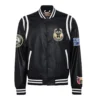 Milwaukee Bucks Full Leather Black Varsity Jacket