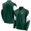Milwaukee Bucks League Best Performance Green Varsity Jacket 2