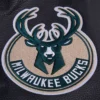 Milwaukee Bucks Retro Classic White and Black Wool and Leather Varsity Jacket 7