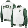 Milwaukee Bucks The Enforcer Varsity White Jacket 3