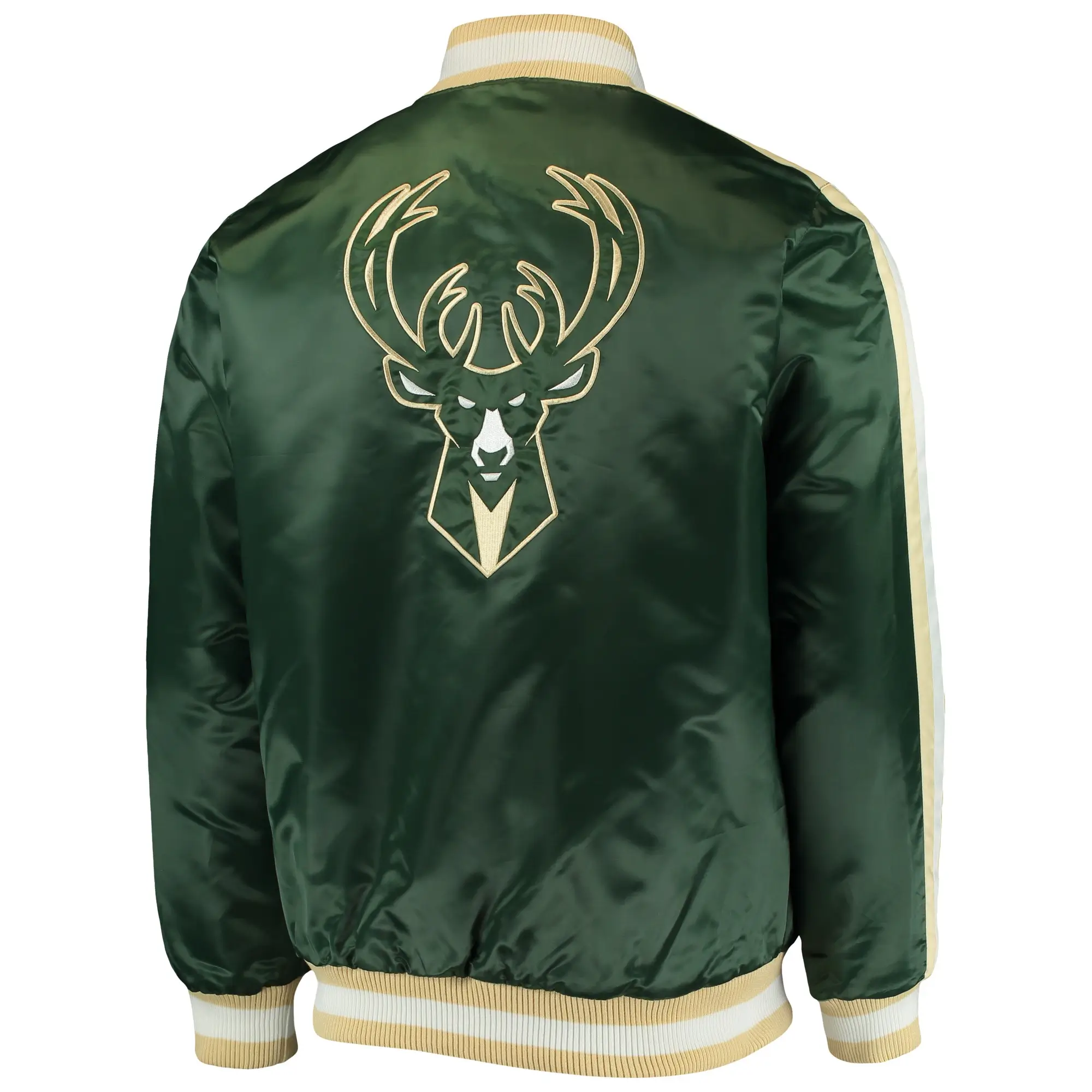 Milwaukee Bucks The Offensive Green Varsity Jacket 1