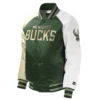 Milwaukee Bucks Youth Raglan Varsity Jacket