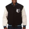 Minnesota Timberwolves Black Two Tone Wool Jacket