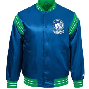 Minnesota Timberwolves Enforcer Varsity Blue Jacket