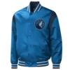Minnesota Timberwolves Force Play Blue Varsity Jacket