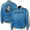 Minnesota Timberwolves The Offensive Blue Varsity Blue Jacket 1