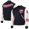 Minnesota Twins Classic Wool & Leather Varsity Jacket 2