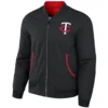 Minnesota Twins Darius Rucker Full-Zip Bomber Varsity Jacket
