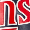 Minnesota Twins Full Real Full Leather Varsity Jacket – Navy 2