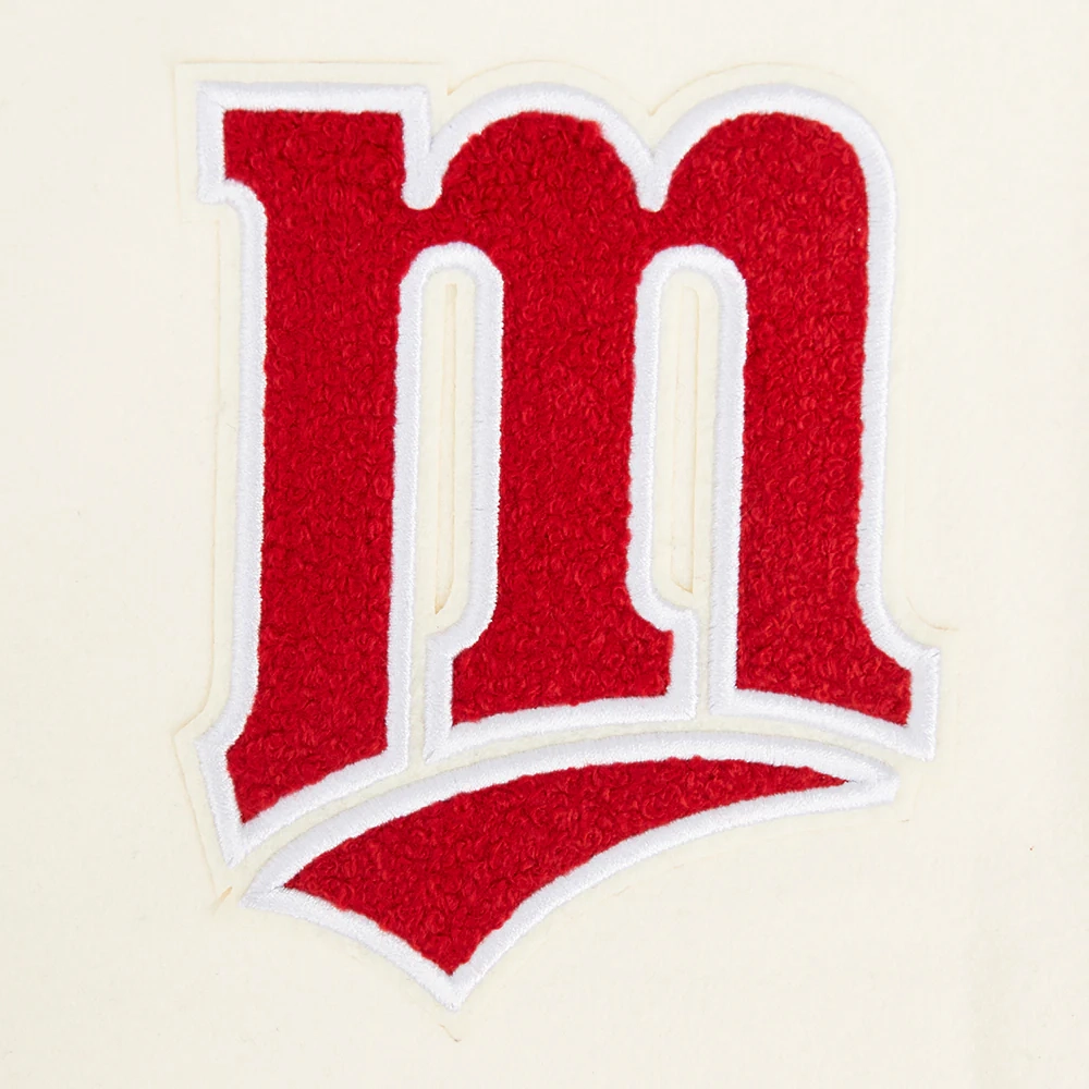 Minnesota Twins Retro Classic Women’s Wool & Leather Varsity Jacket 6