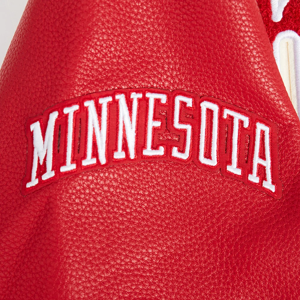 Minnesota Twins Retro Classic Women’s Wool & Leather Varsity Jacket 8