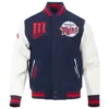 Minnesota Twins Retro Classic Wool & Leather Varsity Jacket
