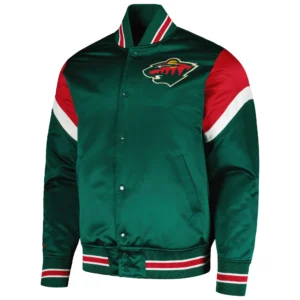 Minnesota Wild Cooperstown Heavyweight Varsity Jacket