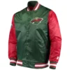 Minnesota Wild Rookie Green Varsity Jacket