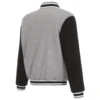 Minnesota Wild Two Tone Gray Varsity Jacket 1