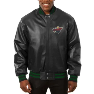Minnesota Wild Varsity Black Jacket