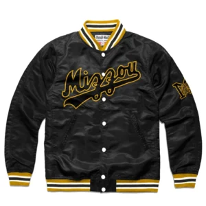 Missouri Tigers Script Black Varsity Jacket