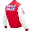 Montreal Canadiens Classic Front Logo Varsity Jacket 1