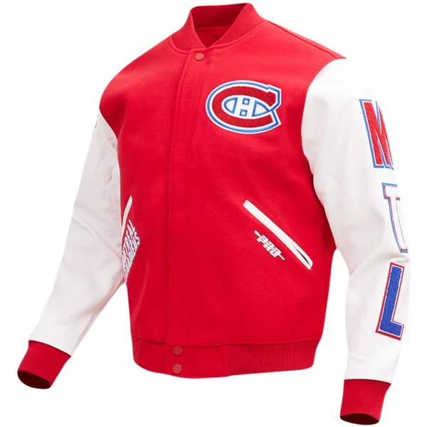 Montreal Canadiens Classic Front Logo Varsity Jacket