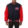 Montreal Canadiens Navy Varsity Jacket