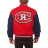 Montreal Canadiens Red Wool Varsity Jacket 1