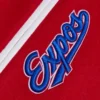 Montreal Expos Retro Classic RedWhite Wool & Leather Varsity Jacket 6 - Copy