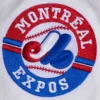 Montreal Expos Retro Classic RedWhite Wool & Leather Varsity Jacket 7 - Copy