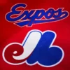 Montreal Expos Retro Classic RedWhite Wool & Leather Varsity Jacket 9 - Copy