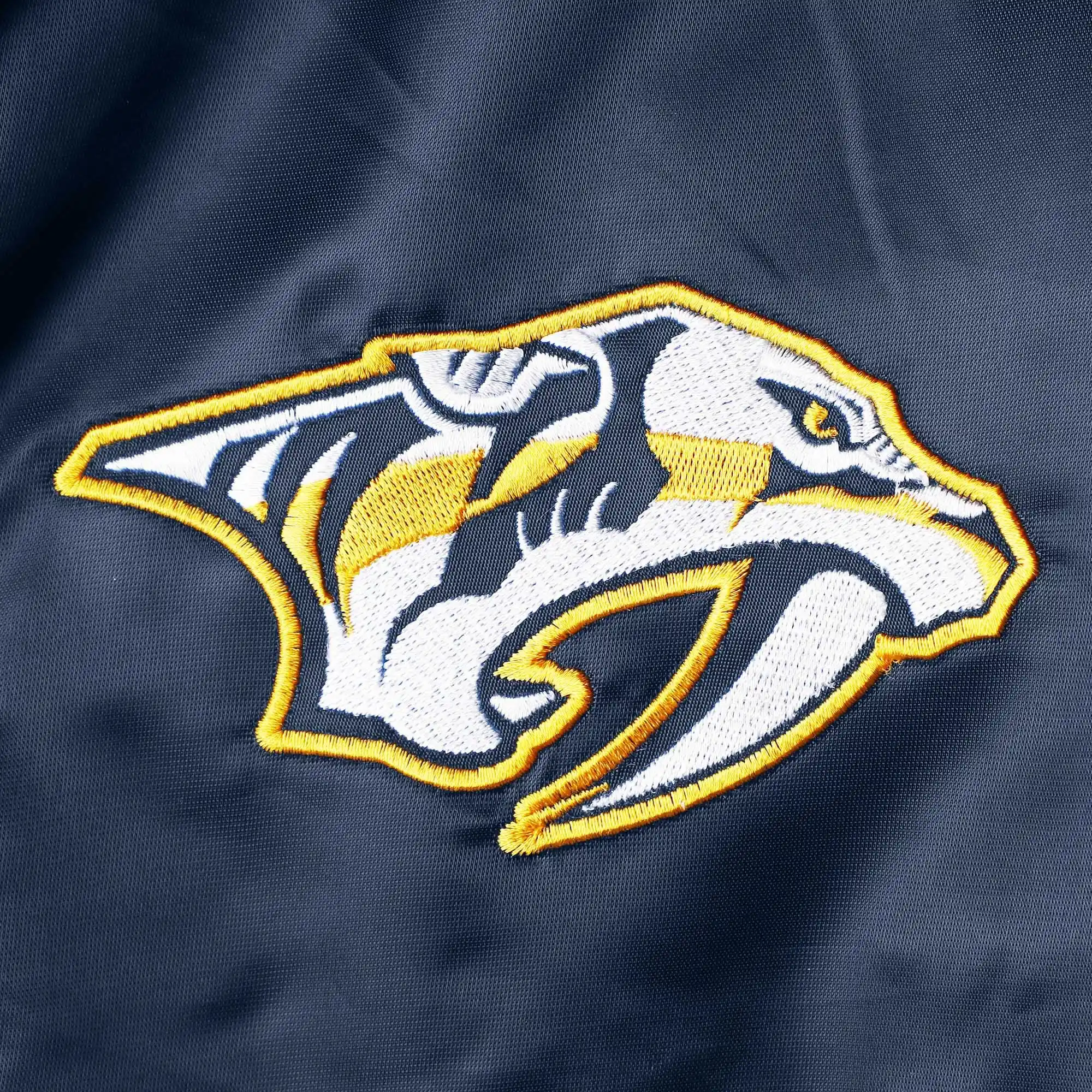 Nashville Predators Navy Blue Varsity Jacket 2