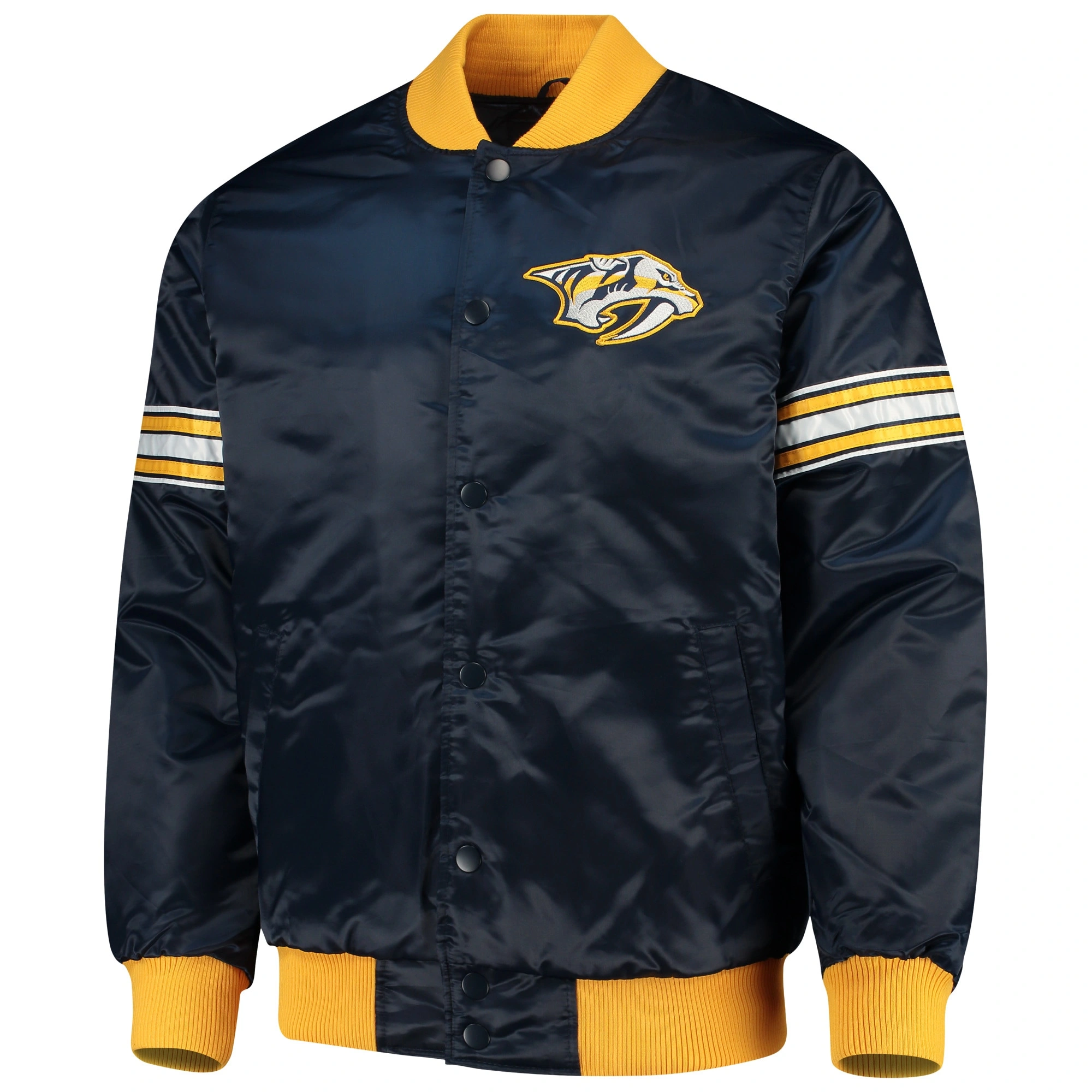 Nashville Predators Navy Blue Varsity Jacket