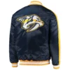 Nashville Predators O-Line Navy Blue Jacket 1