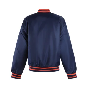 Navy Blue Auburn Tigers A-Game Varsity Jacket 1