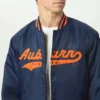 Navy Blue Auburn Tigers A-Game Varsity Jacket 2
