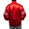Nebraska Cornhuskers Red Bomber Varsity Jacket 1