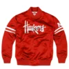Nebraska Cornhuskers Red Bomber Varsity Jacket