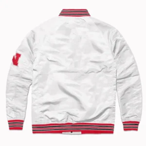 Nebraska Cornhuskers Script Bomber Varsity Jacket 1