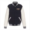 New Orleans Pelicans Navy Blue Two Tone Jacket